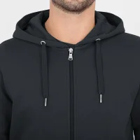 Jako Kapuzenjacke Organic - anthrazit