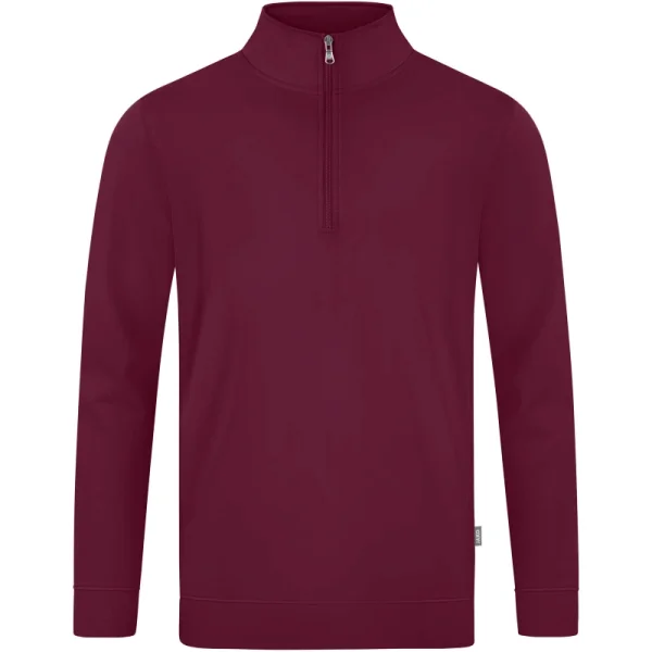 Jako Ziptop Doubletex - maroon