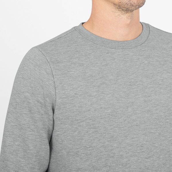 Jako Sweat Organic - hellgrau meliert