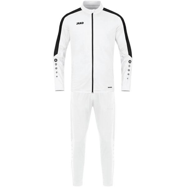 Jako Trainingsanzug Polyester Power - weiß