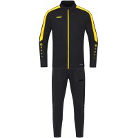 Jako Trainingsanzug Polyester Power Kinder - schwarz/citro
