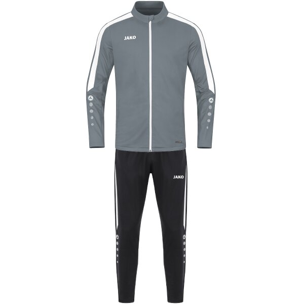 Jako Trainingsanzug Polyester Power Kinder - steingrau