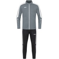 Jako Trainingsanzug Polyester Power Kinder - steingrau