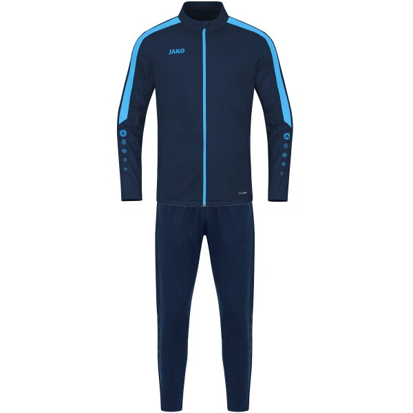 Jako Trainingsanzug Polyester Power Kinder - marine/skyblue