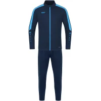 Jako Polyester Power Trainingsanzug Kinder - marine/skyblue