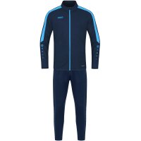Jako Trainingsanzug Polyester Power Kinder - marine/skyblue