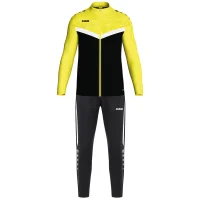 Jako Polyesteranzug Iconic Kinder - schwarz/soft yellow
