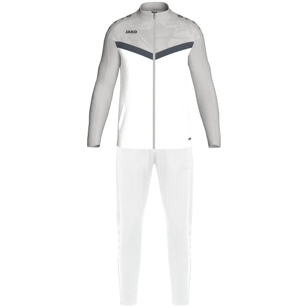 Jako Polyesteranzug Iconic - weiß/soft grey/anthra light
