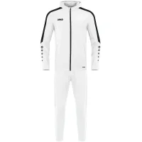 Jako Trainingsanzug Polyester Power mit Kapuze - weiß