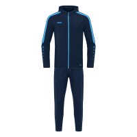 Jako Polyester Power Trainingsanzug mit Kapuze Damen -...