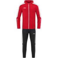 Jako Trainingsanzug Polyester Power mit Kapuze Kinder - rot