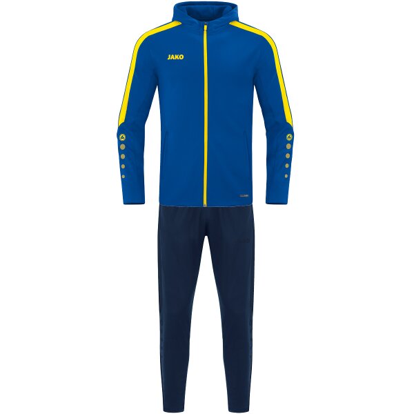 Jako Trainingsanzug Polyester Power mit Kapuze Kinder - royal/citro
