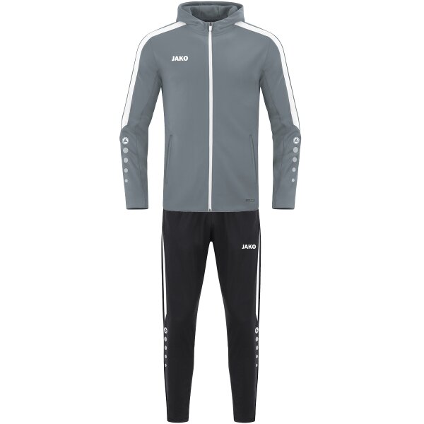 Jako Trainingsanzug Polyester Power mit Kapuze Kinder - steingrau