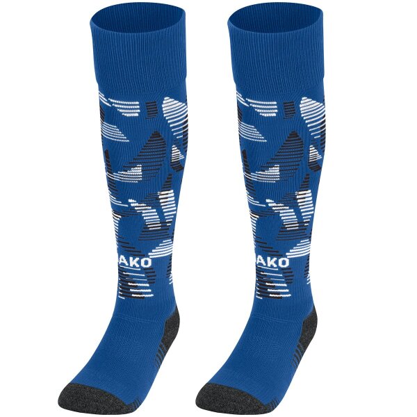 Jako Stutzenstrumpf Sonic - Royal/schwarz/weiß - 4