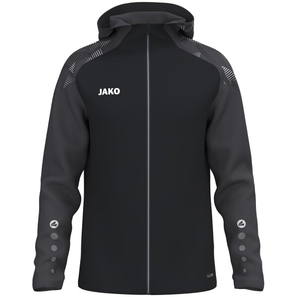 Jako Kapuzenjacke Sonic Kinder - Schwarz/anthrazit - 164