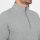 Jako Ziptop Organic - hellgrau meliert - 3XL