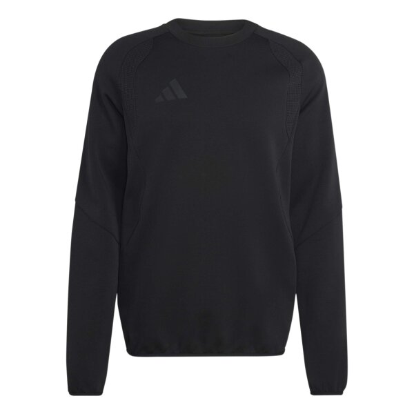 adidas Tiro Travel Crew Sweatshirt Herren - black/black