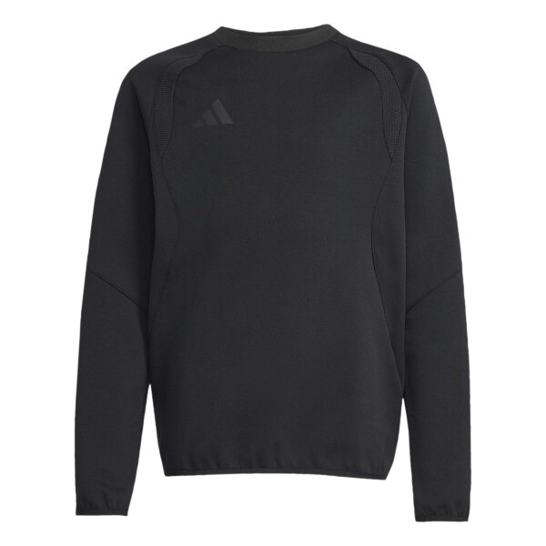 adidas Tiro Travel Crew Kids Sweatshirt Kinder - black/black