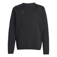 adidas Tiro Travel Crew Kids Sweatshirt Kinder - black/black