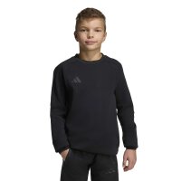 adidas Tiro Travel Crew Kids Sweatshirt Kinder - black/black