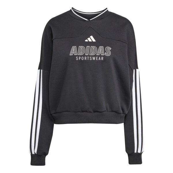 adidas Tiro Cut 3-Streifen Sweatshirt Damen - black/white