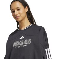 adidas Tiro Cut 3-Streifen Sweatshirt Damen - black/white