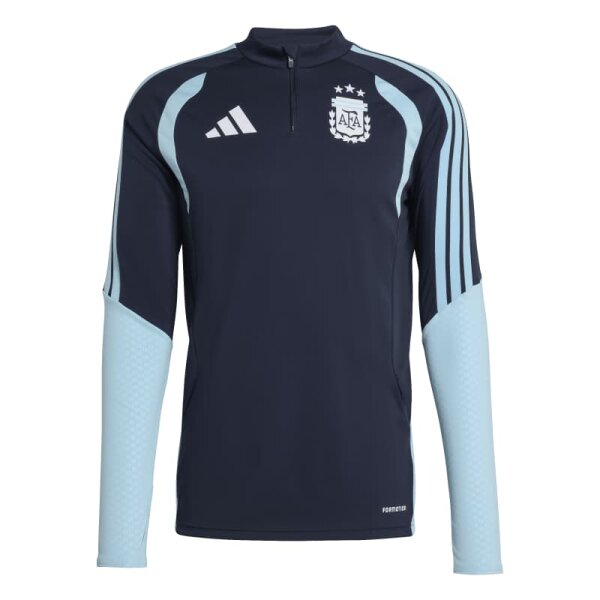 adidas Argentinien Tiro Trainingsoberteil Herren WM2026 - navy/hellblau