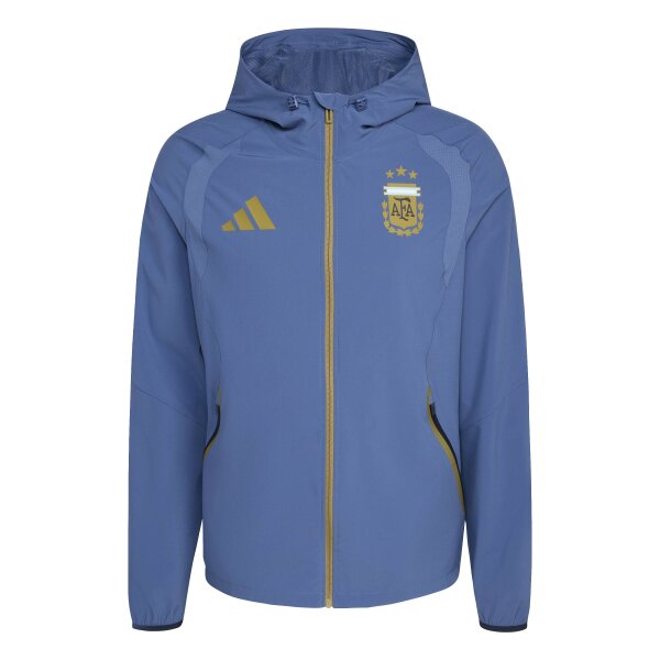 adidas Argentinien Tiro Reise-Windbreaker Mit Durchgehendem Reißverschluss Herren - crew blue