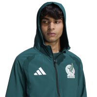 adidas Mexiko Tiro Reise-Windbreaker Mit Durchgehendem Reißverschluss Herren - aurora ivy