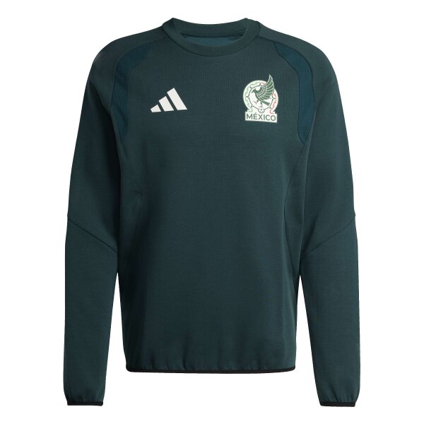 adidas Mexiko Tiro Reise Sweatshirt Rundhalsausschnitt Herren - aurora ivy
