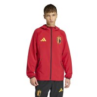 adidas Belgien Tiro Tech Windbreaker Mit Durchgehendem Reißverschluss Herren - team power red 2