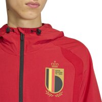 adidas Belgien Tiro Tech Windbreaker Mit Durchgehendem Reißverschluss Herren - team power red 2