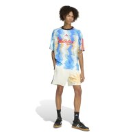 adidas House Of Tiro X Common Goal Pikee Shorts Herren - off white/black/semi ice tangerine