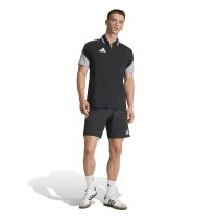 adidas Tiro 26C Polo Poloshirt Herren - black/light onix/white