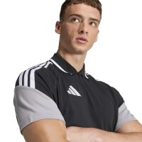 adidas Tiro 26C Polo Poloshirt Herren - black/light onix/white