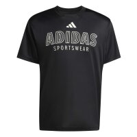 adidas House Of Tiro Wordmark T-Shirt Herren - black/white