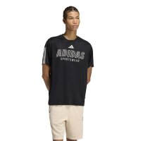 adidas House Of Tiro Wordmark T-Shirt Herren - black/white