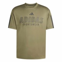 adidas House Of Tiro Wordmark T-Shirt Herren - olive...