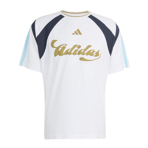 adidas M Tiro Np Tee Trikot Herren - white/night navy/icey blue/hazy beige