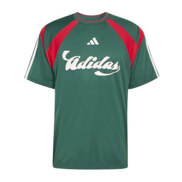 adidas M Tiro Np Tee Trikot Herren - team dark green/better scarlet/white