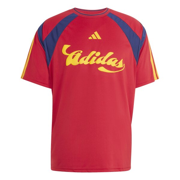 adidas M Tiro Np Tee Trikot Herren - team power red 2/dark blue/crew yellow