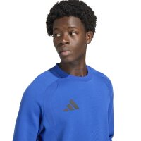 adidas Tiro Travel Crew Sweatshirt Herren - team royal blue/black