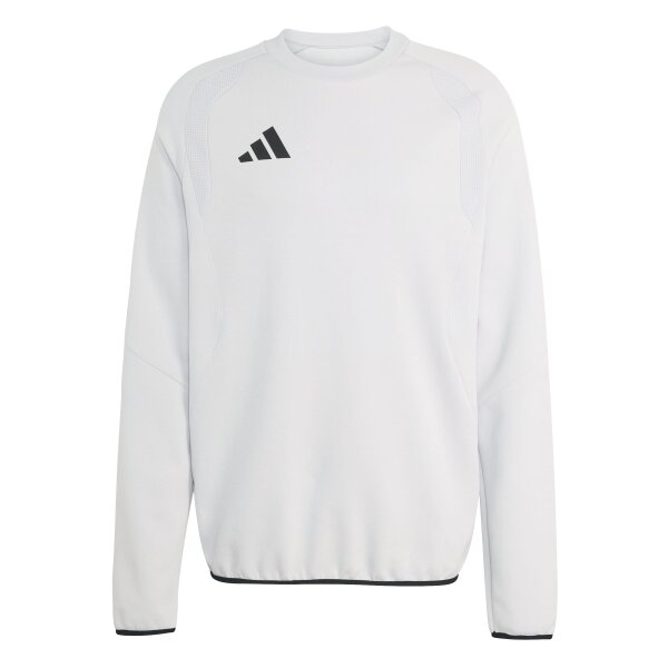 adidas Tiro Travel Crew Sweatshirt Herren - team light grey/black