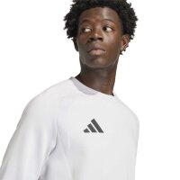 adidas Tiro Travel Crew Sweatshirt Herren - team light grey/black