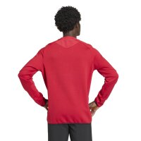 adidas Tiro Travel Crew Sweatshirt Herren - team power red 2/black