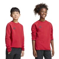 adidas Tiro Travel Crew Kids Sweatshirt Kinder - team power red 2/black