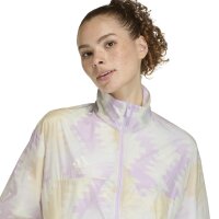 adidas House Of Tiro X Common Goal Aop Windbreaker Damen - wonder white/off white/ice lavender/multicolor