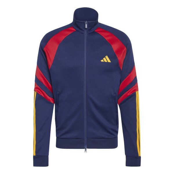 adidas M Tiro Np Tt Trainingsjacke Herren - dark blue/team power red 2/crew yellow