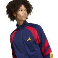 adidas M Tiro Np Tt Trainingsjacke Herren - dark blue/team power red 2/crew yellow