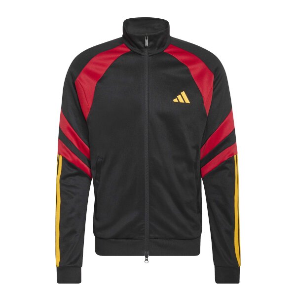 adidas M Tiro Np Tt Trainingsjacke Herren - black/team power red 2/collegiate gold